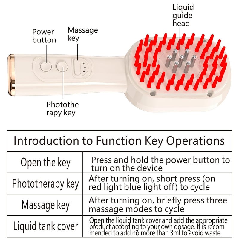 Verfubo Laser Therapy Hair Growth Comb, Red Light Therapy for Hair Growth, Electric Scalp Massager for Healthier Hair - Image 5